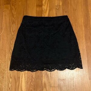 Navy Lace Hollister skirt size‎ 9